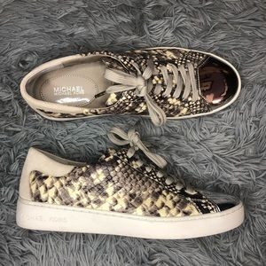 Michael Kors Snakeskin Sneakers
